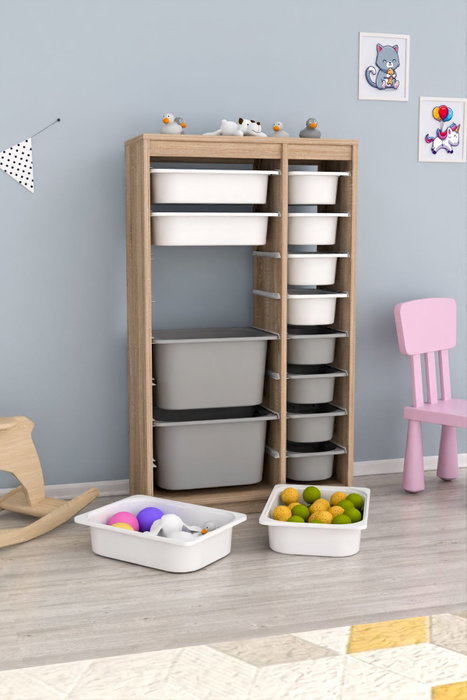 Hanah Home Montana Xs 2D4N8U - Blanco y Gris Sonomo Hanah Home Montana Xs 2D4N8U - Blanco y Gris Sonomo